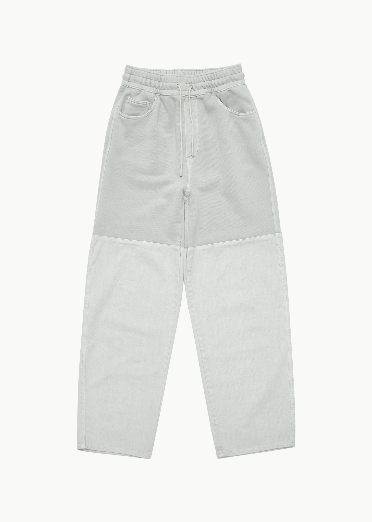 DRAWSTRING DENIM PANTS