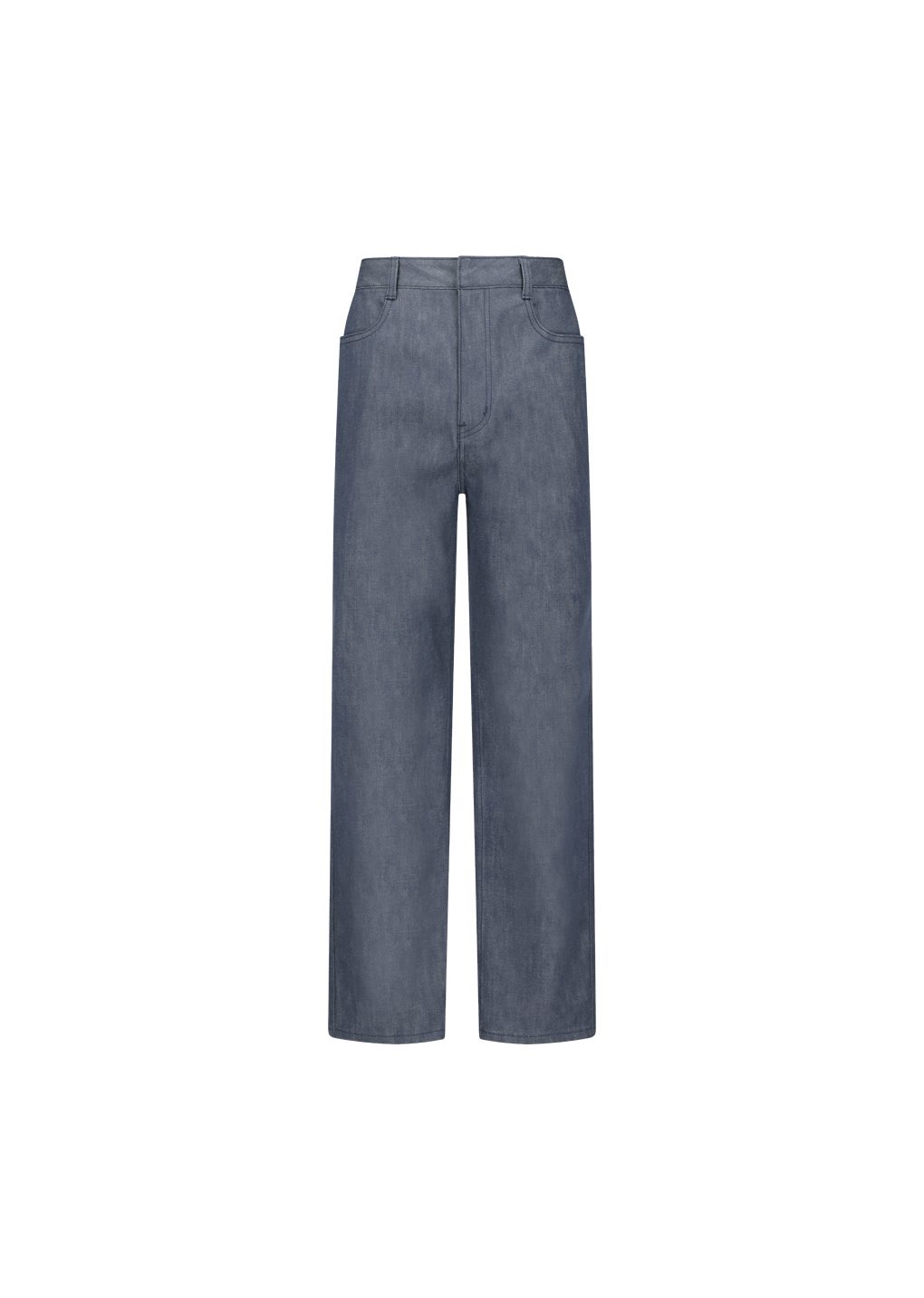 Men's colored straight fit denim, Blue 사진 4/4