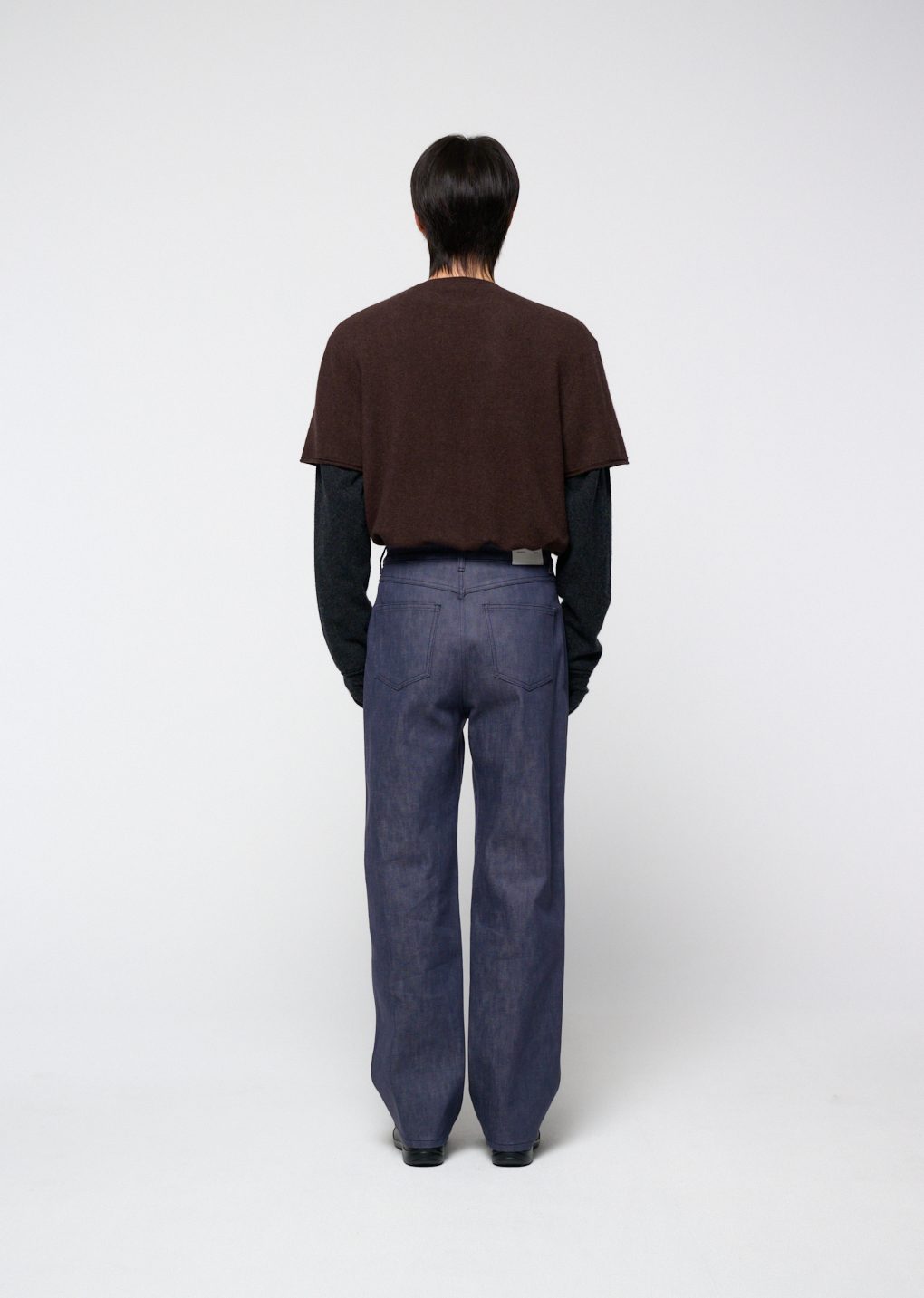 Men's colored straight fit denim, Blue 사진 2/4