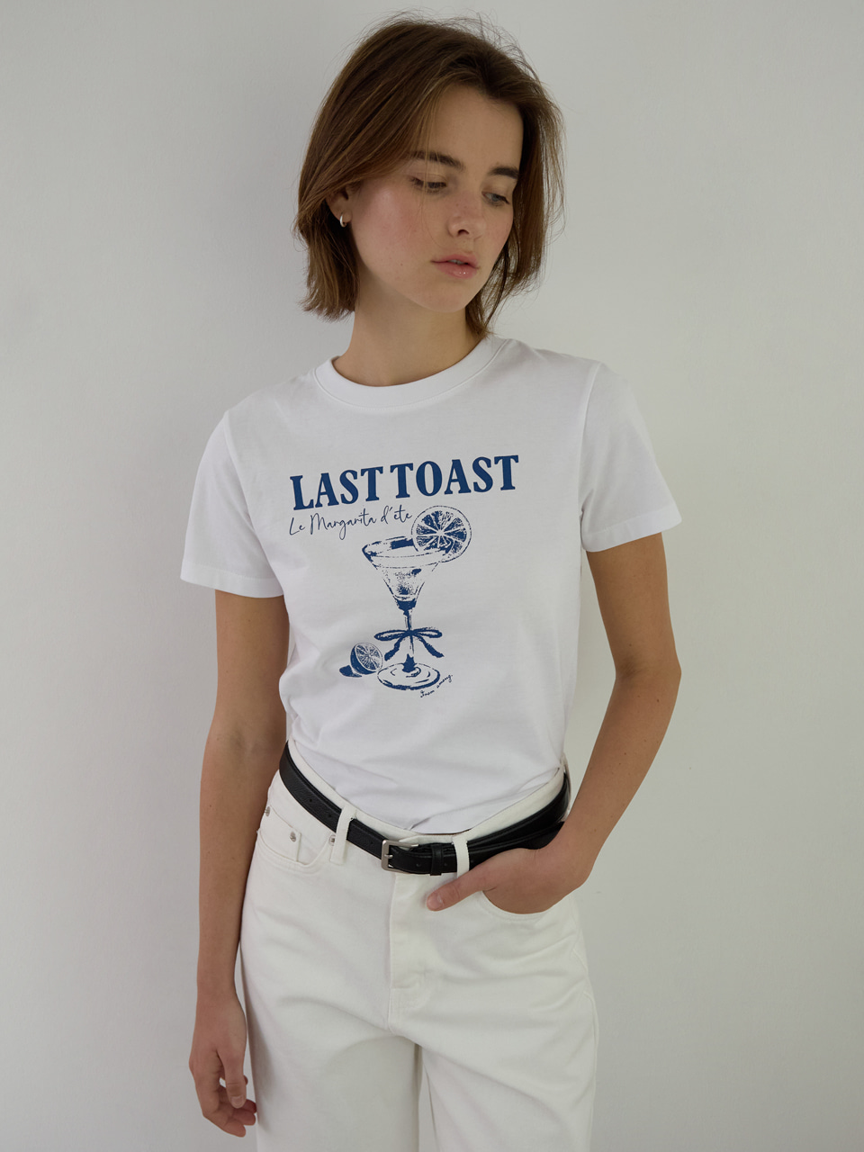 A LAST TOAST TEE_WHITE 사진 2/4