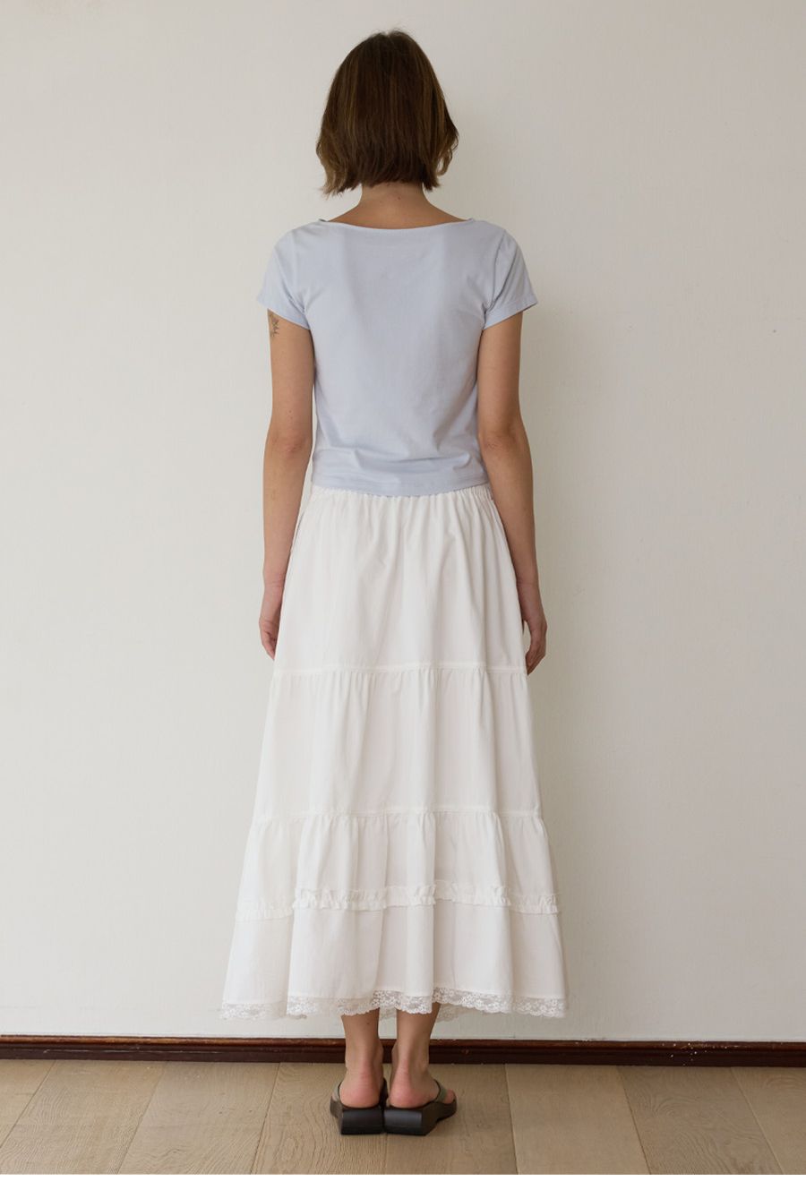 A PEARL SHELL TEE_LIGHT BLUE 사진 4/4