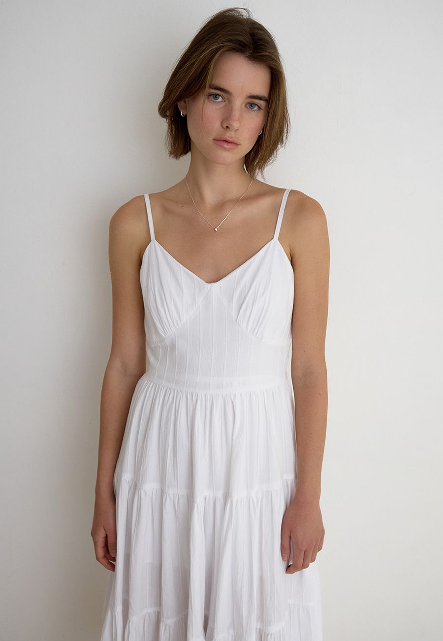 A CAN CAN SLEEVELESS DRESS_WHITE 사진 2/4
