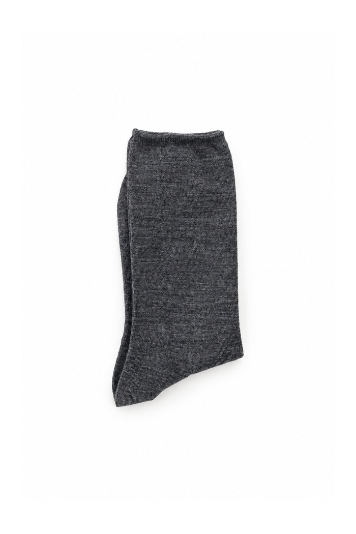 Merino Wool Basic Socks Dark Grey 사진 2/4