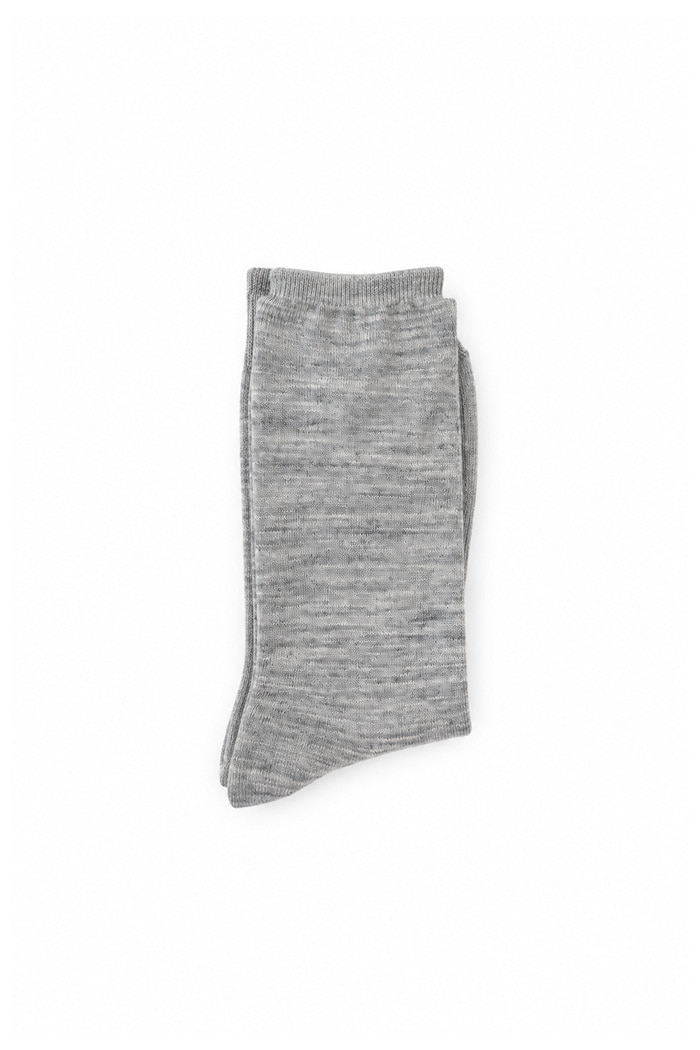 Merino Wool Basic Socks Light Grey 사진 3/4
