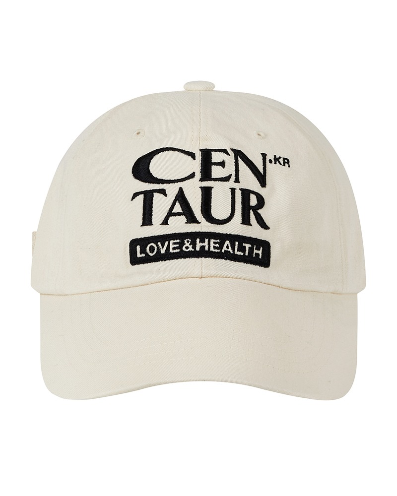 CENTAUR BIG LOGO BALL CAP_IVORY