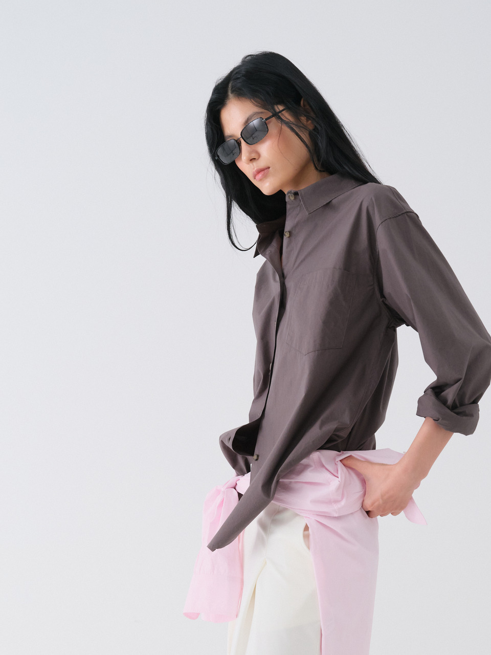 CLASSIC BIO COTTON SHIRTS_CHARCOAL