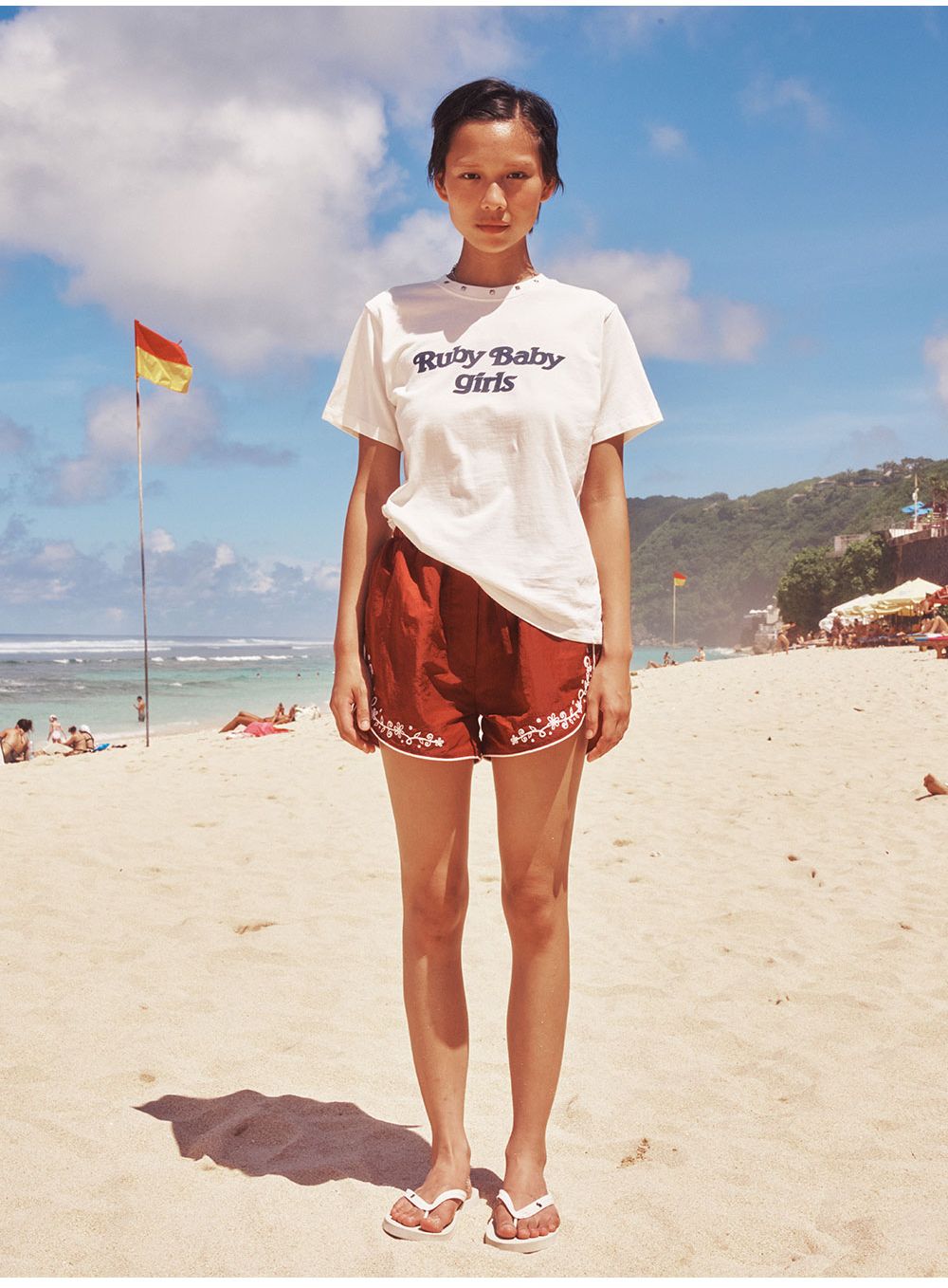 STUD HALF SLEEVE T-SHIRT_WHITE