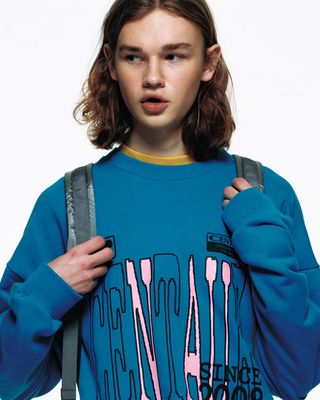 PIXEL LOGO SWEATSHIRT_GREEN