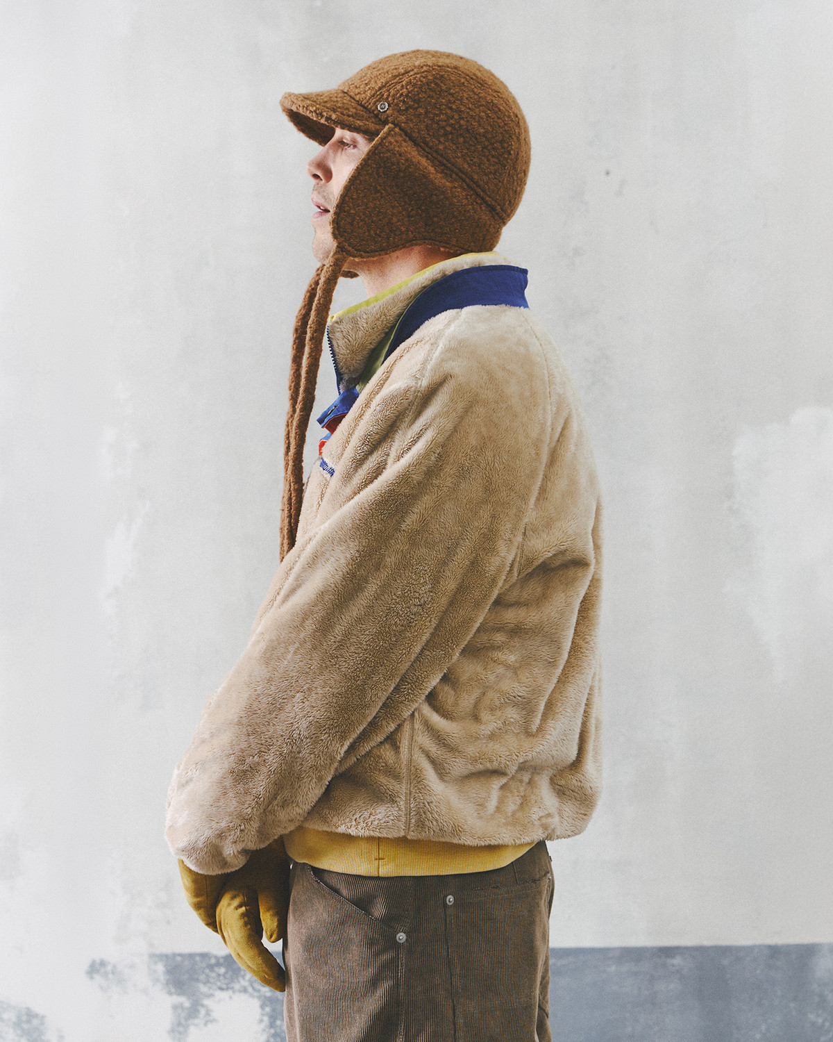 ALPINE HALF ZIP-UP FLEECE SWEAT / CREAM 사진 3/4