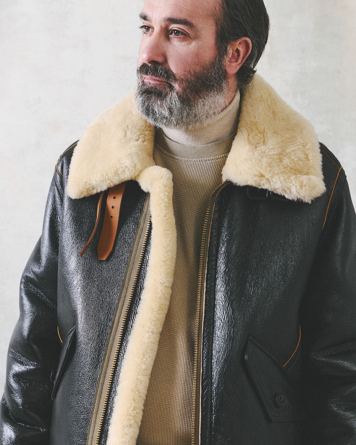 AIRBORNE MOUTON PARKA / BLACK 사진 2/4