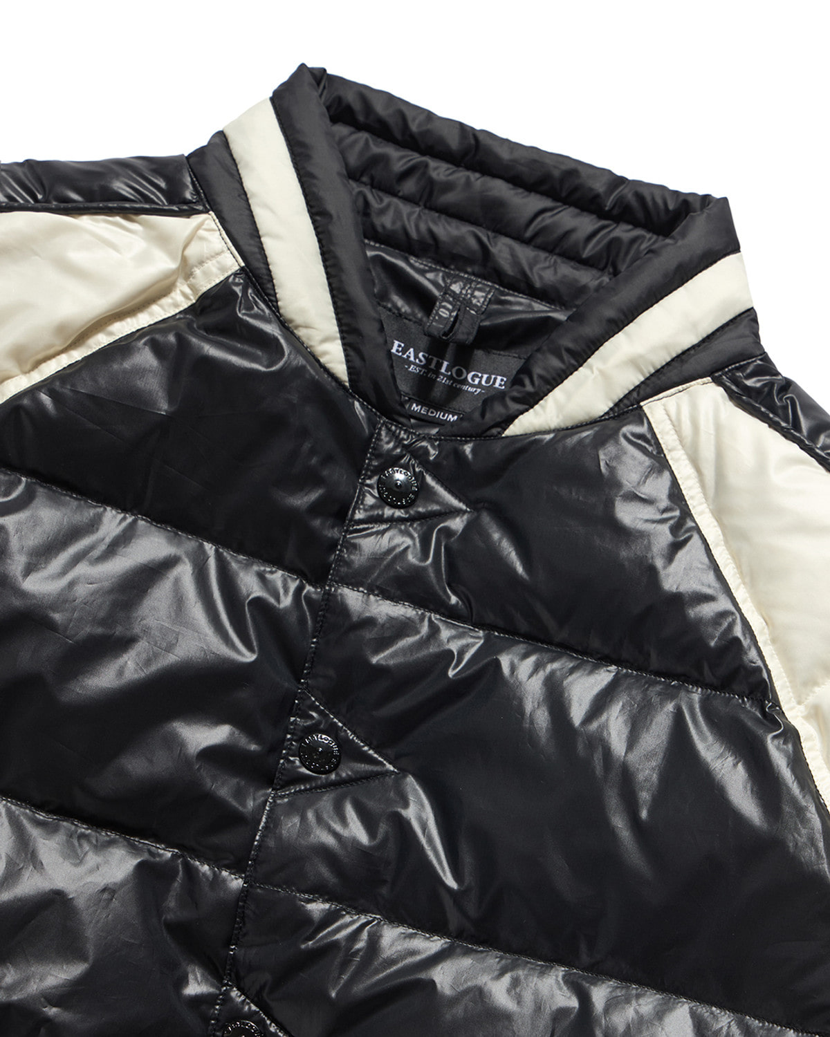 SUKAJAN DOWN JACKET / BLACK & ECRU 사진 3/4