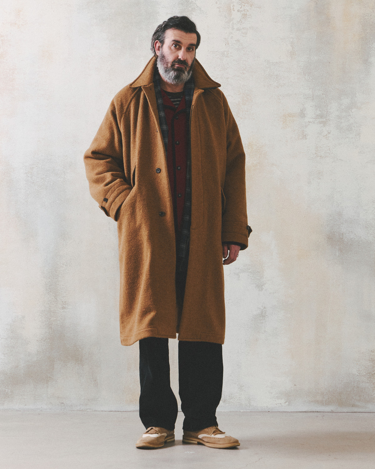 HIGHLAND BALMACAAN COAT / CAMEL WOOL 사진 4/4