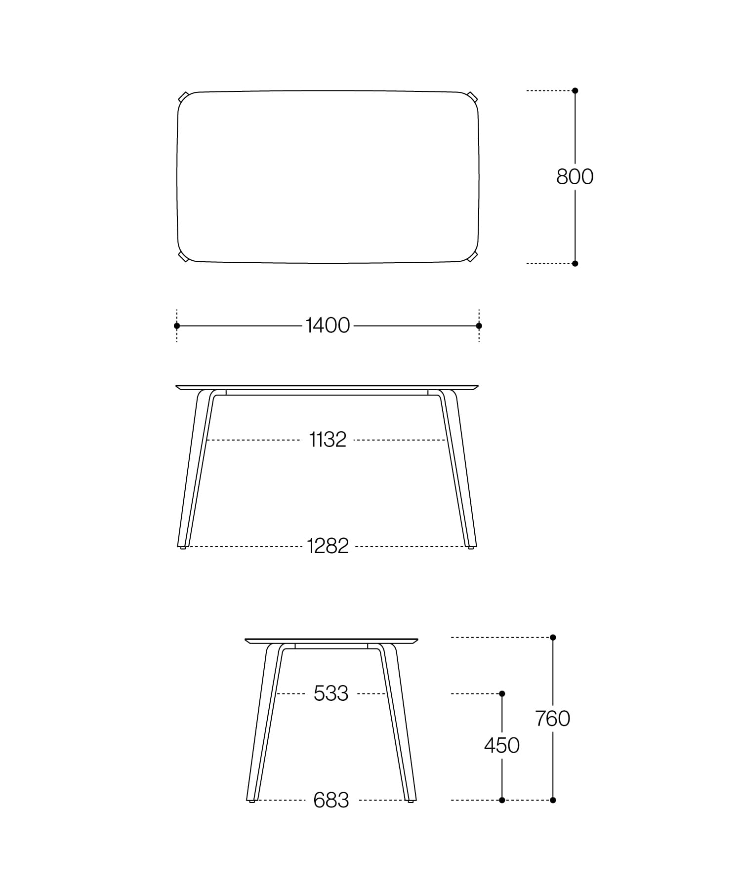VOLINI CERAMIC TABLE