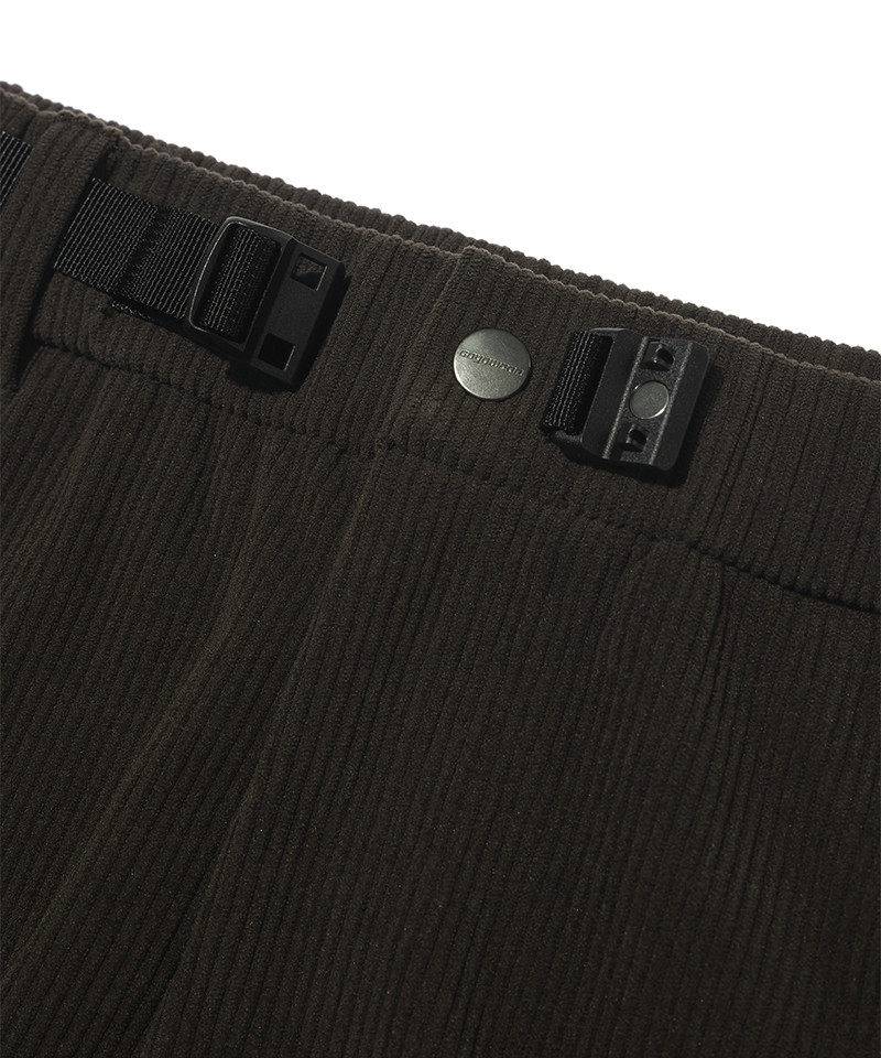 WIDE CORDUROY PANTS (BROWN) 사진 3/4