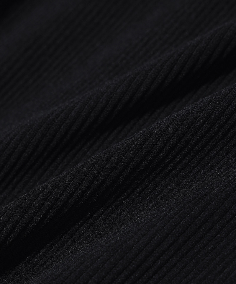 WIDE CORDUROY PANTS (BLACK)