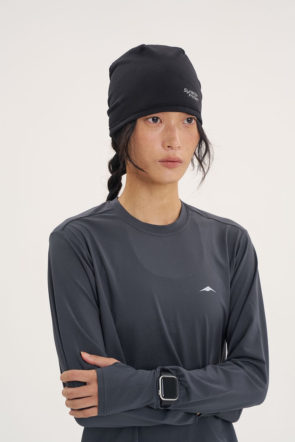 GRIP WATCH HOLE LONG SLEEVE (DARK GREY) 사진 2/4