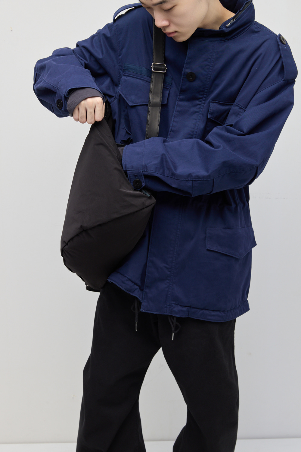 Flat Backpack Black 사진 2/4