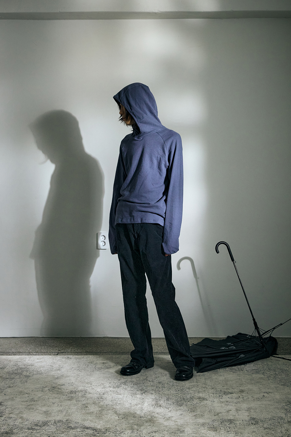 Regular Base Hoodie Vintage Blue (Restock) 사진 3/4
