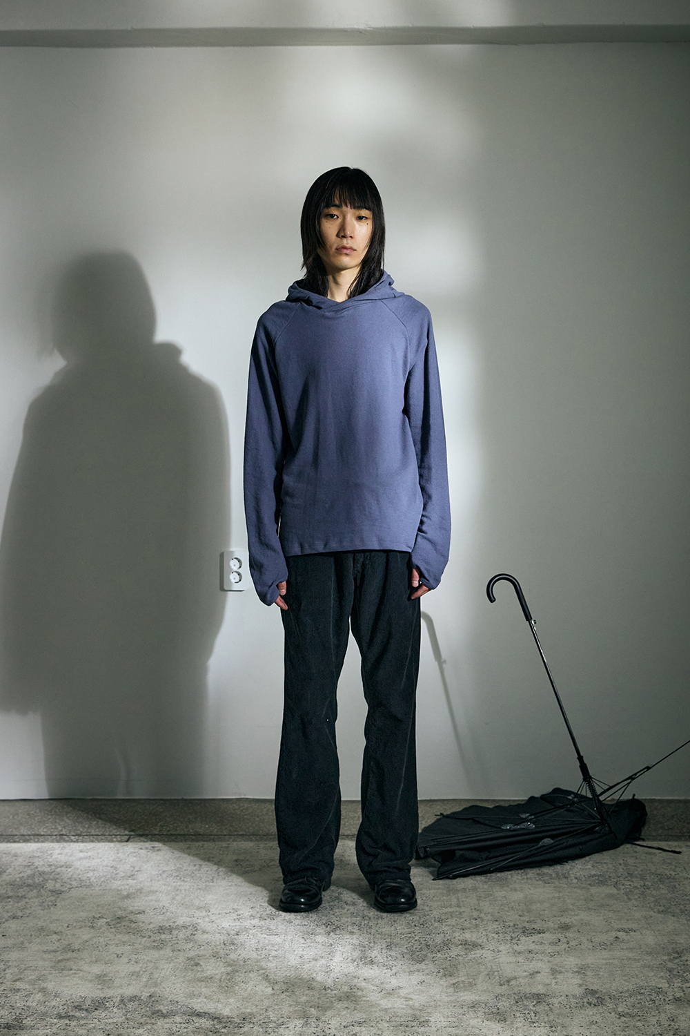Regular Base Hoodie Vintage Blue (Restock) 사진 1/4