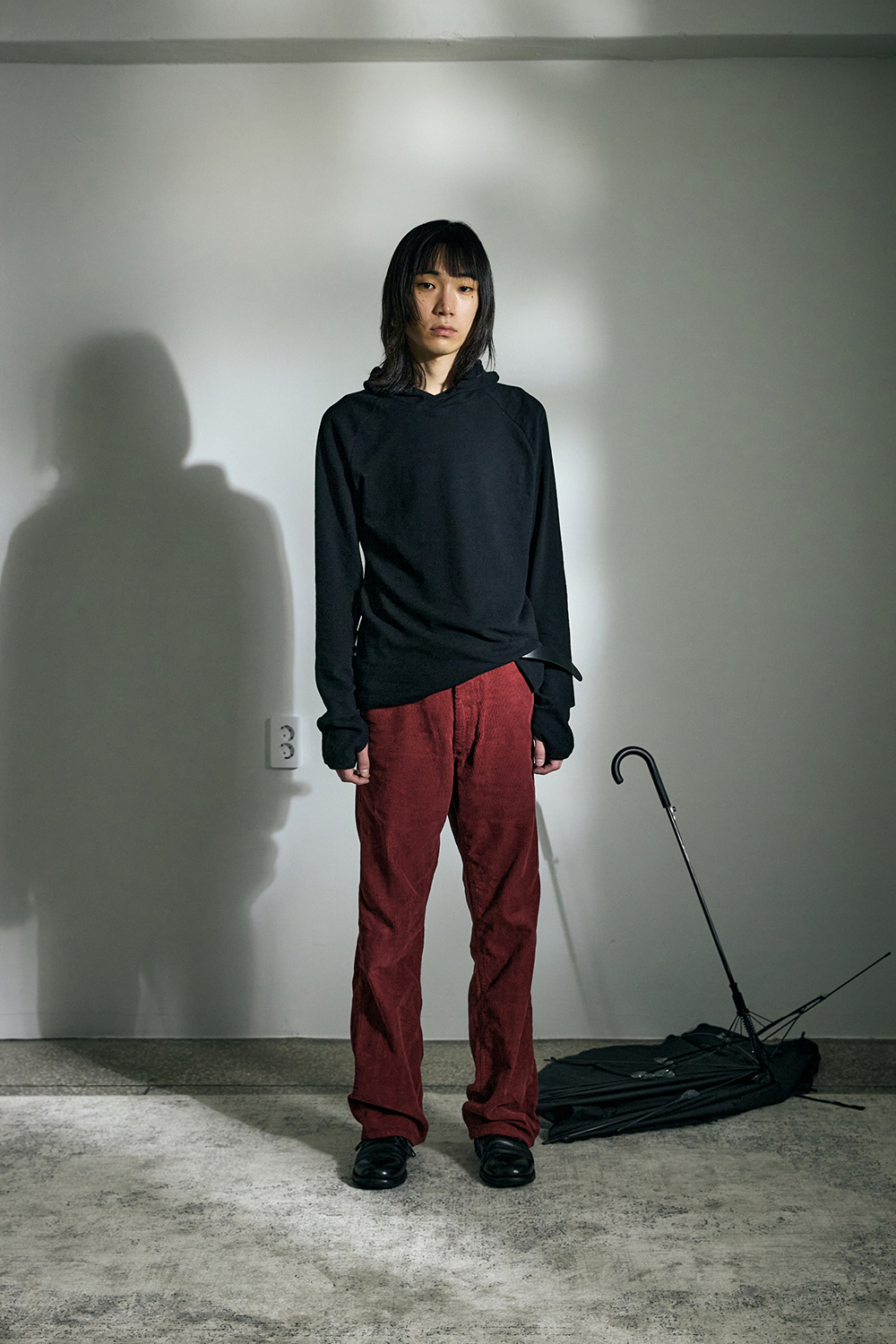 Regular Base Hoodie Black 사진 1/4