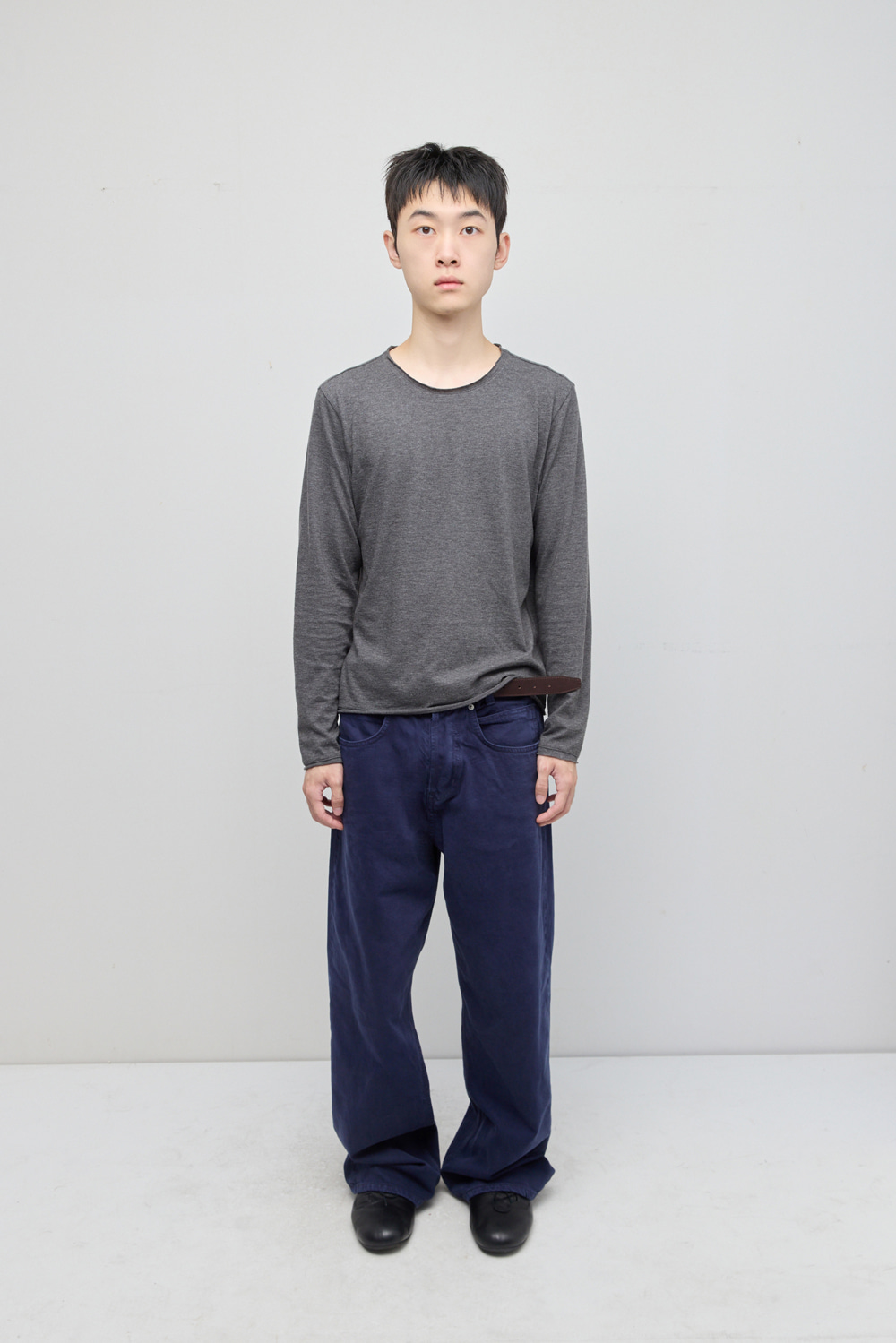 Rolling Tee Yak Wool Dark M.Grey 사진 1/4
