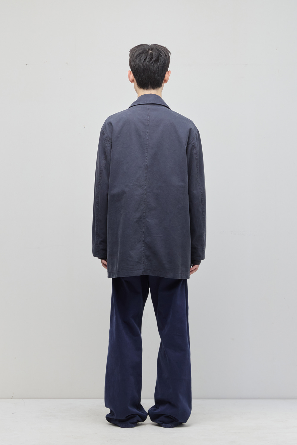 Canvas Work Parka Blue Charcoal 사진 4/4