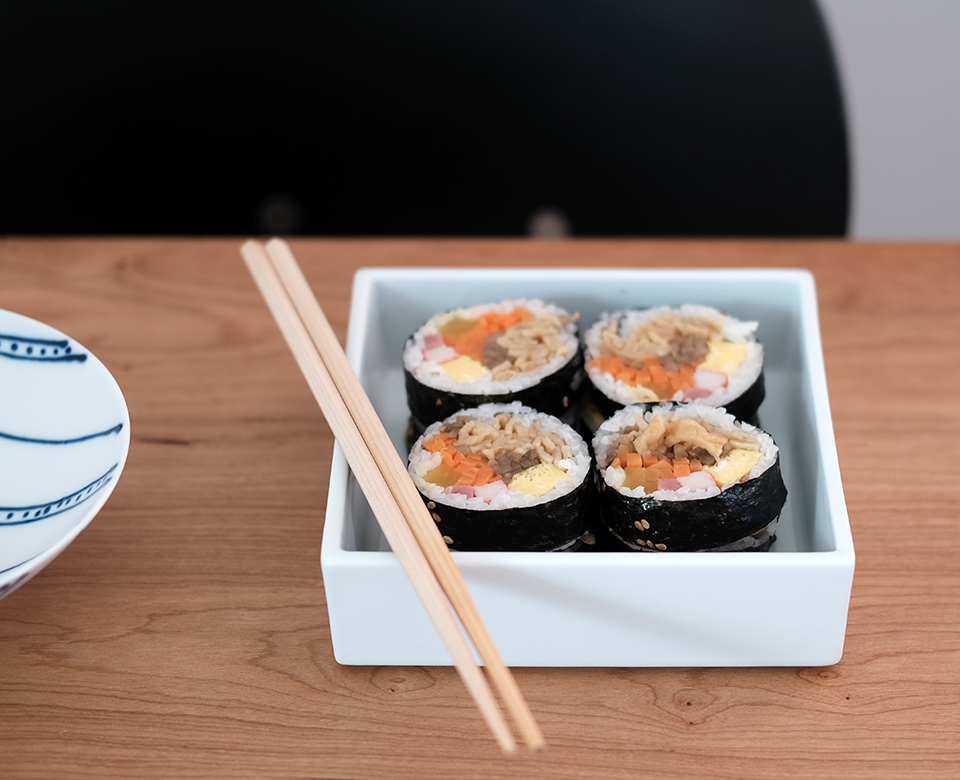 [호리에] 사각 백자 찬합 (3size) 사진 4/4