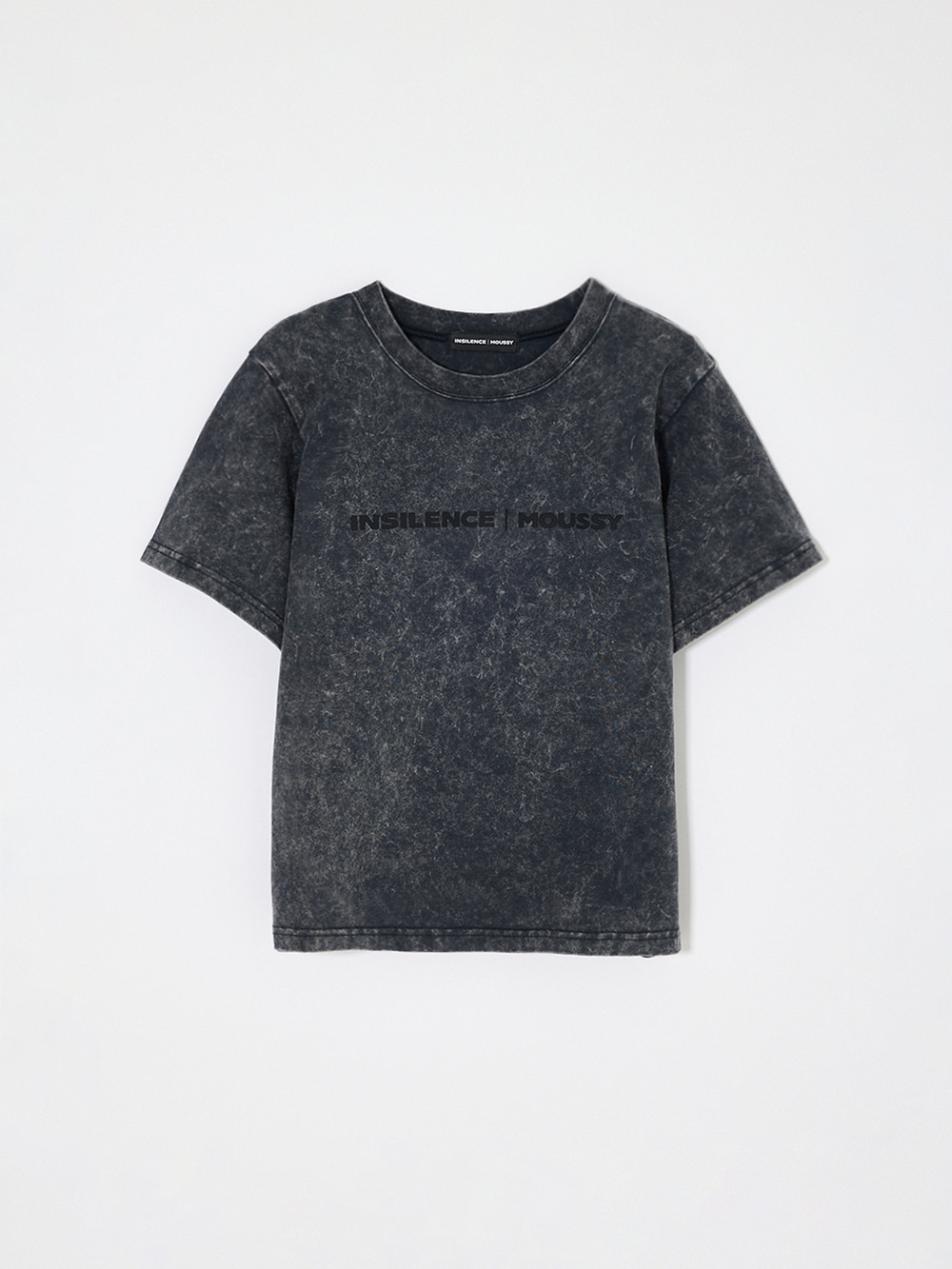 INSILENCE x MOUSSY LOGO TEE BLACK