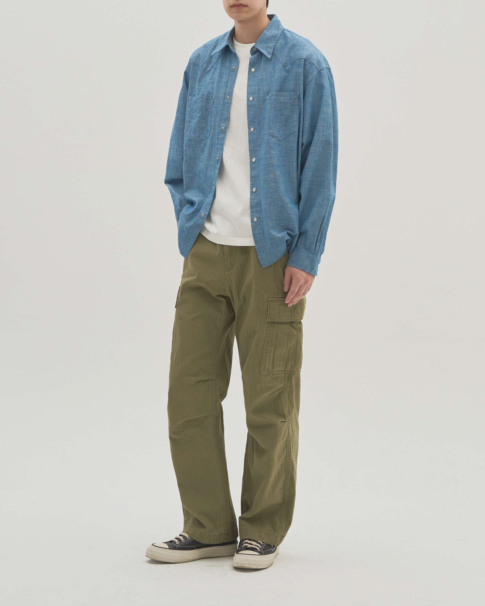 HBT M65 FIELD PANTS - LIGHT OLIVE 사진 2/4