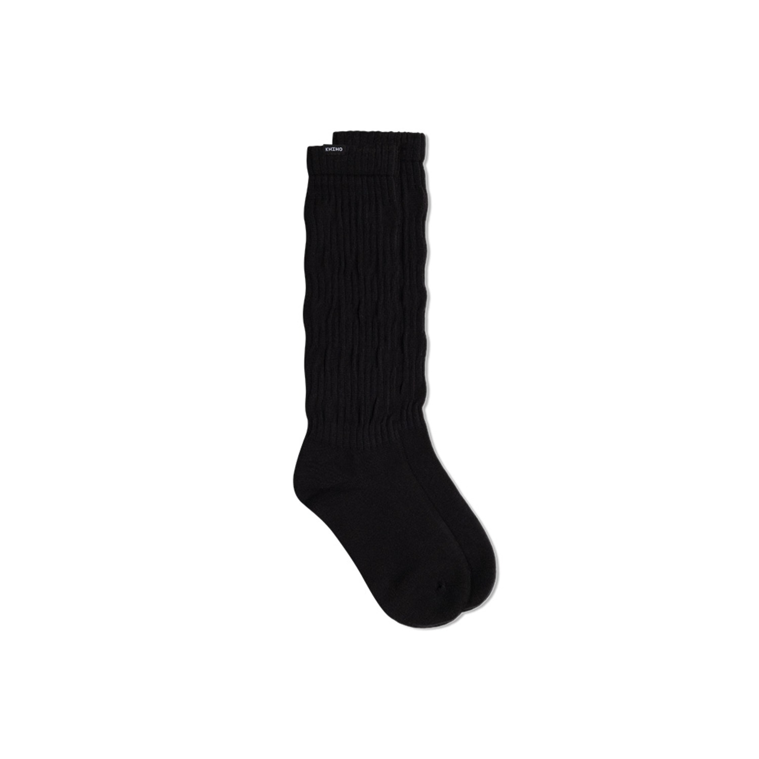 WRINKLE SOCKS / BLACK 사진 2/4