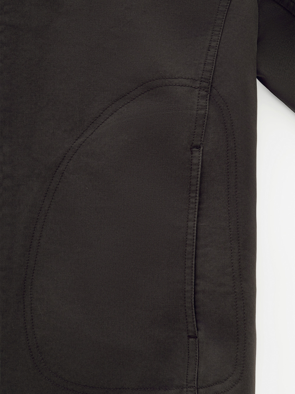 Washed Cotton Biker Jacket_Charcoal
