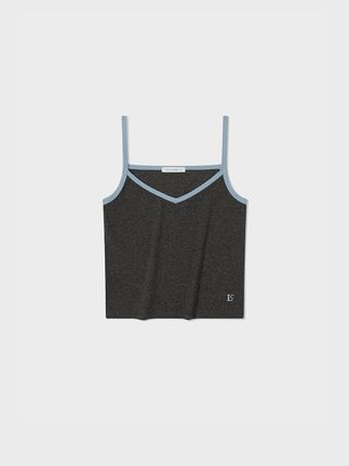 Organic Silket Camisole_Charcoal