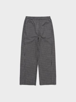Lc Checked Loose-Fit Pants_Black