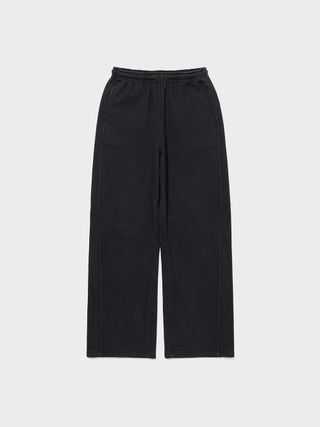 Washed Loose Fit Sweatpants_Charcoal