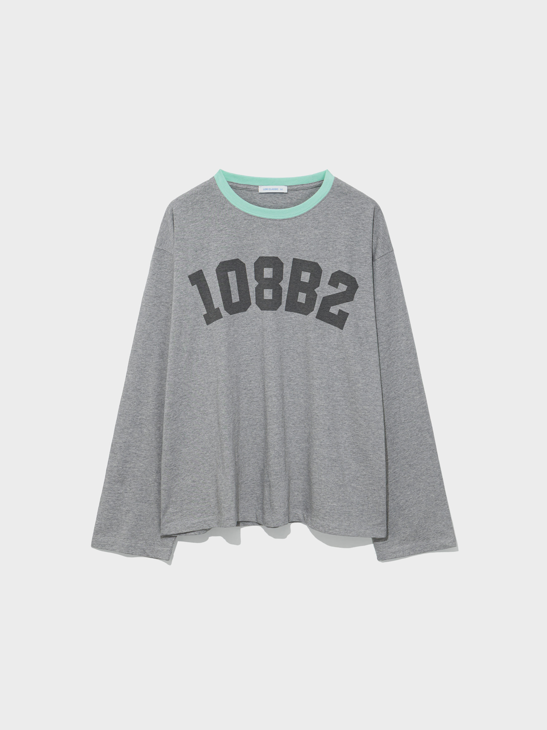 [Exclusive] THD Long Sleeve Tee_Melange Grey 사진 2/3