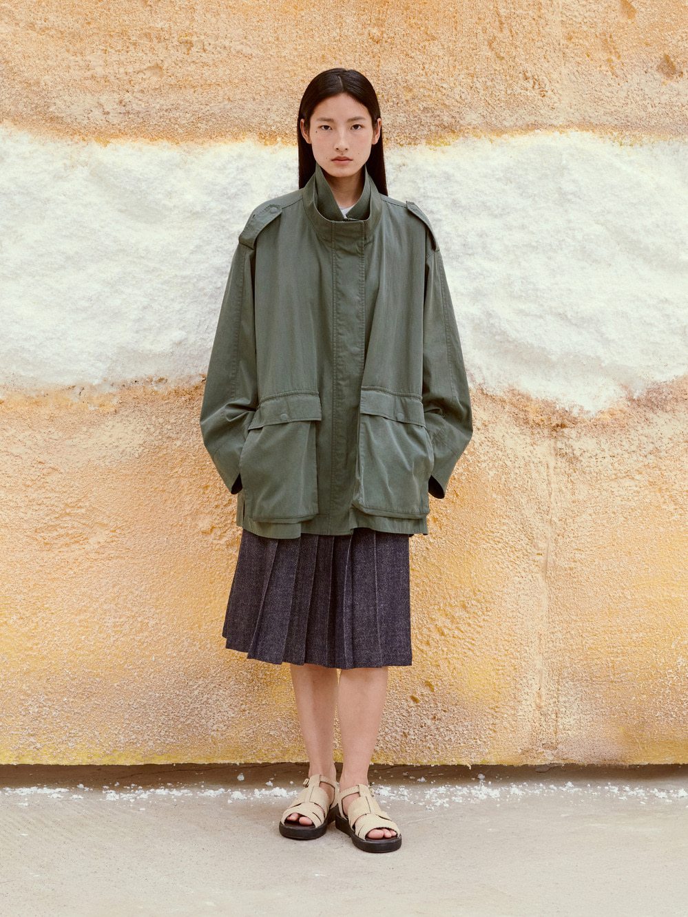 Two Pocket Field Jacket_Khaki