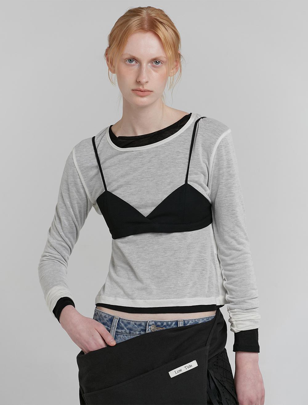 BUSTIER BRA TOP [BLACK] - Low Tide