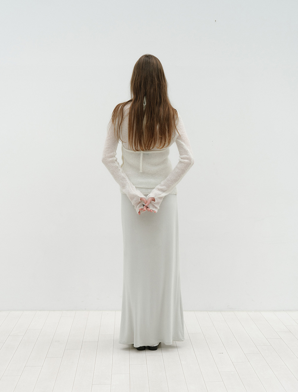 [2nd REORDER] ALPACA HALTER KNIT [IVORY] - Low Tide