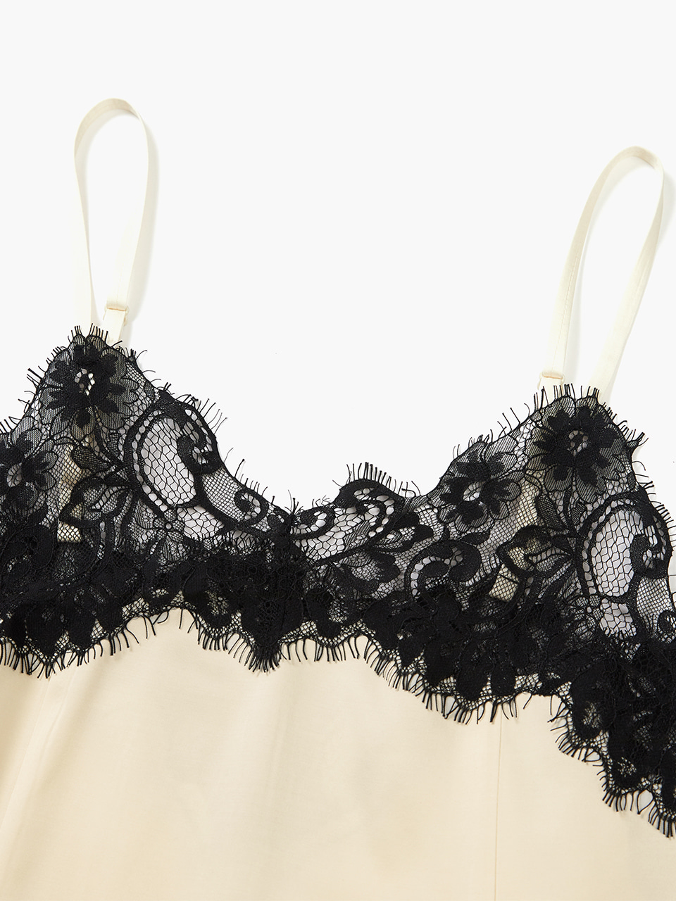 SATIN LACE DRESS_ivory 사진 4/4