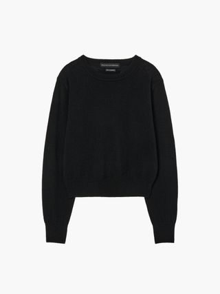 CASHMERE CREW NECK PULLOVER_black