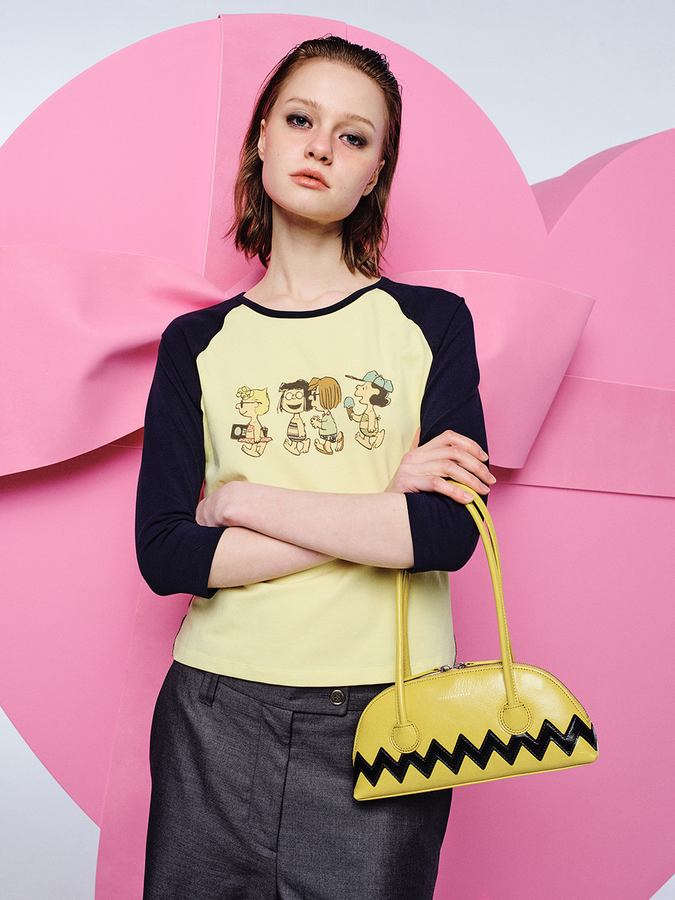 MGSWD | PEANUTS BESSETTE SHOULDER_corn yellow