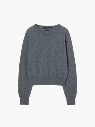 CASHMERE CREW NECK PULLOVER_grey
