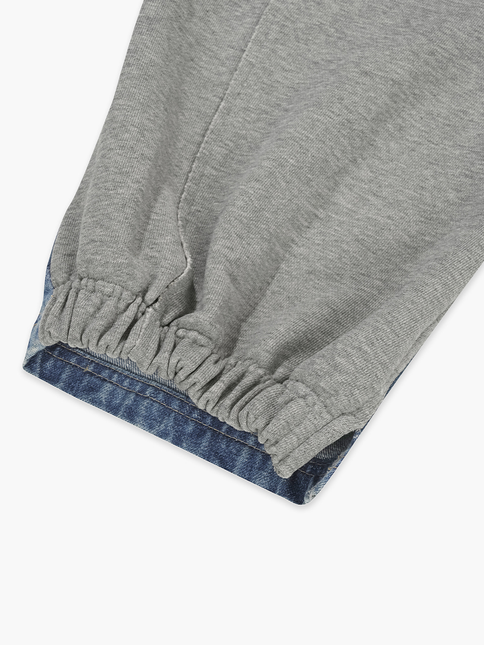 RE-WORK SWEAT DENIM PANTS_grey