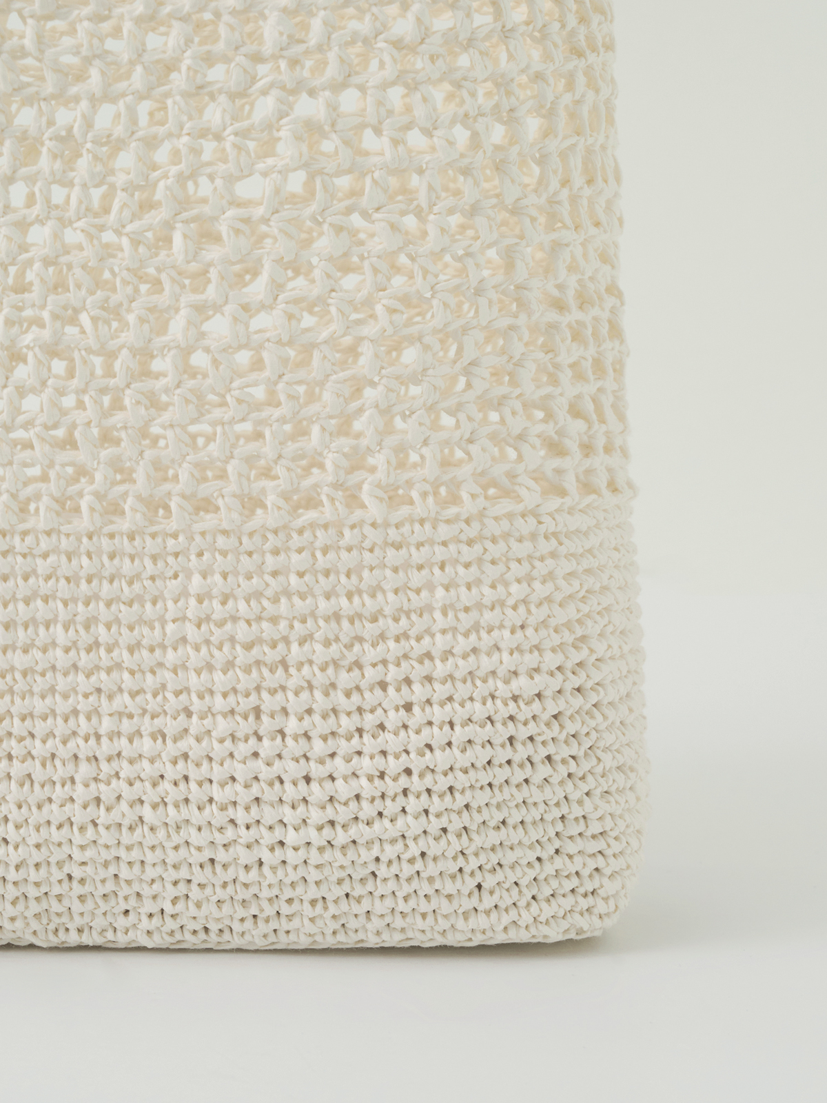 [40%] mesh knit bag (ivory)