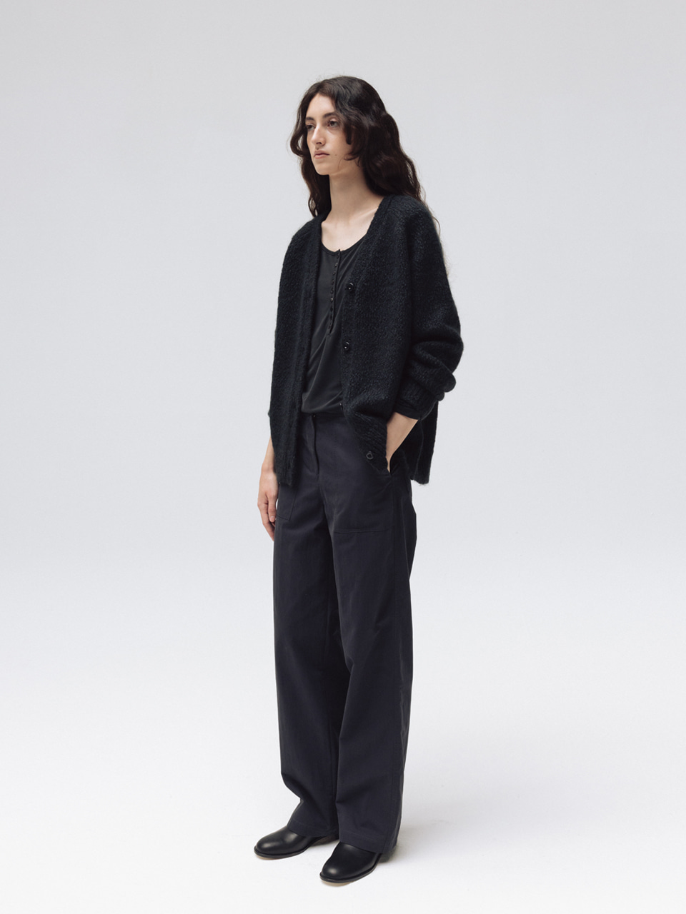 fatigue pants (dusty navy) 사진 3/4