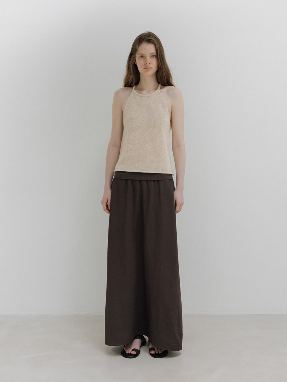 halter knit (ivory)