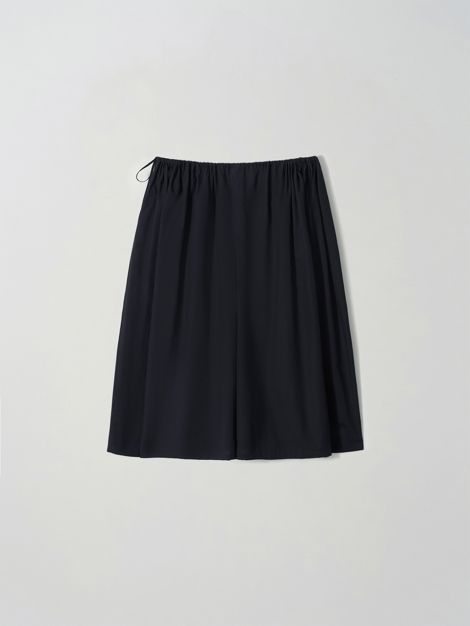 shirring skirt pants (navy)