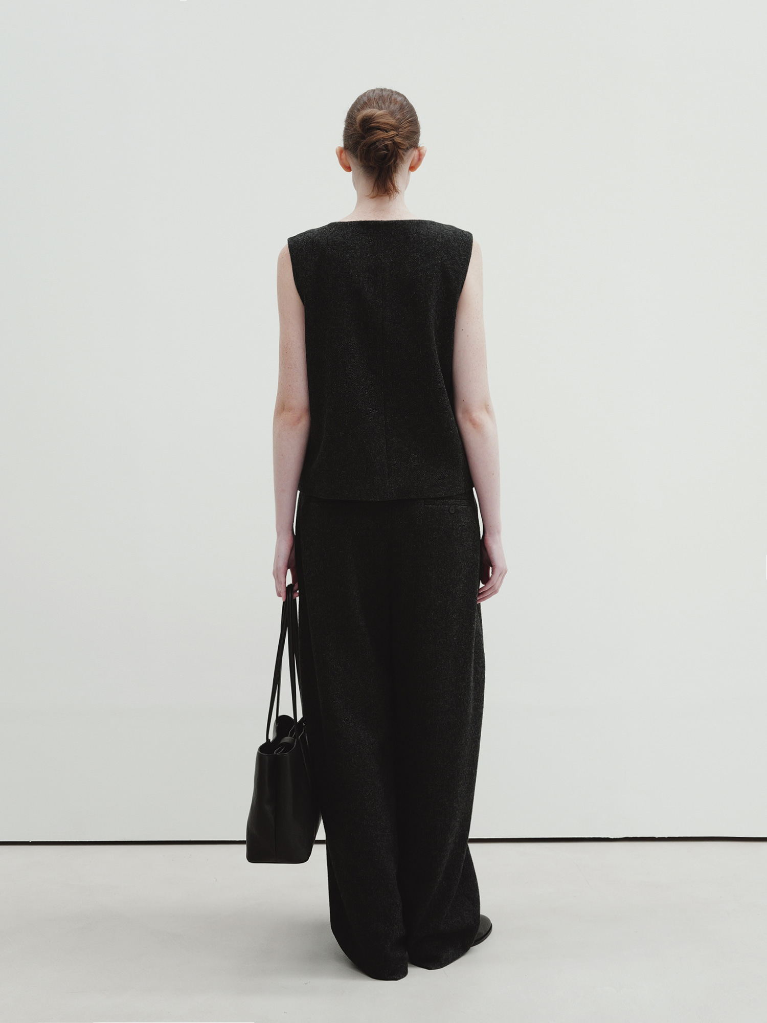 wool vest (charcoal) 사진 4/4