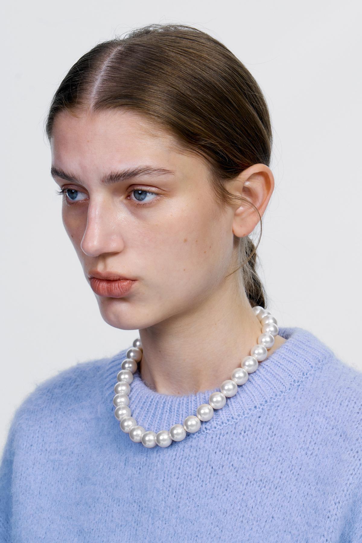 Everyday Pearl Necklace 14mm 사진 4/4