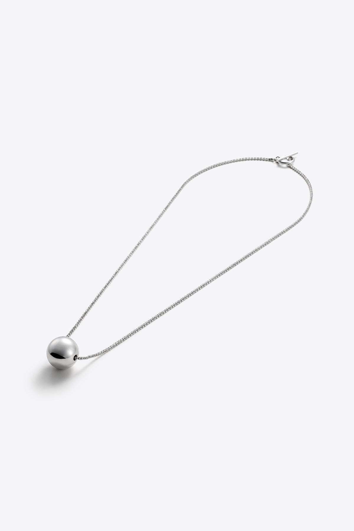 Brilliant Crystals And Pearl Necklace 사진 3/4